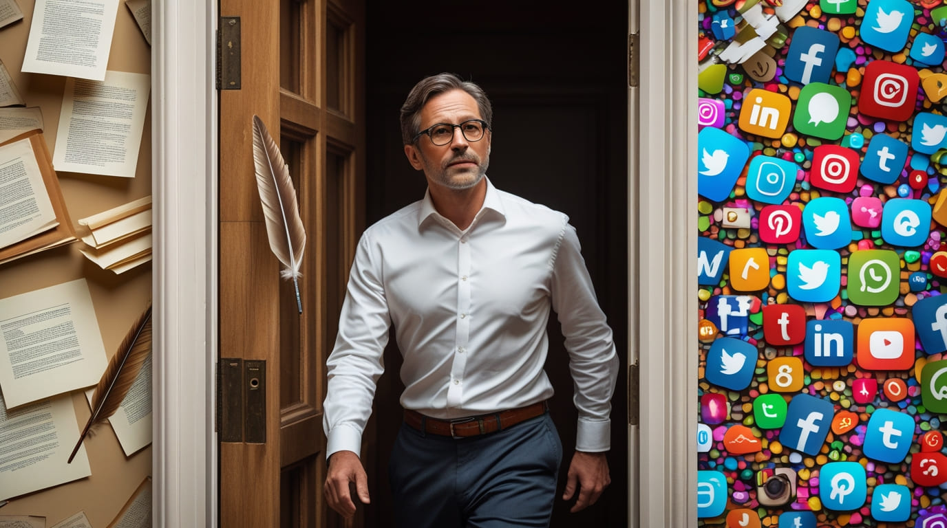 تصميم توضيحي يصف مفهوم التسويق الموجه بالبيانات باستخدام أيقونات تقنية، مقدم من ادفرت أب