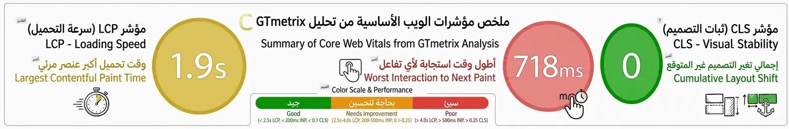 تحسين سرعة موقع الويب: الدليل التقني الشامل لرفع أداء موقعك 3 شرح مؤشرات Core Web Vitals لتحسين سرعة موقع الويب